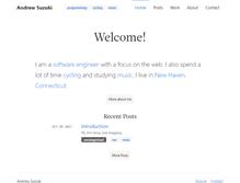 Tablet Screenshot of andrewsuzuki.com